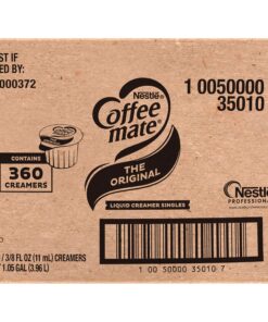 Nestle Coffee mate Coffee Creamer, Original, Liquid Creamer Singles, Non Dairy, No Refrigeration, Box of 360 35 81SD7h40T4L