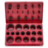 NEIKO 407 Rubber O-Ring Assortment Kit, Buna-N Gasket Sealing Rings and Replacement O-Rings, 32 SAE Sizes, 407-Piece Kit SAE O-Ring, 407 Piece 11 81SDKdF kpL