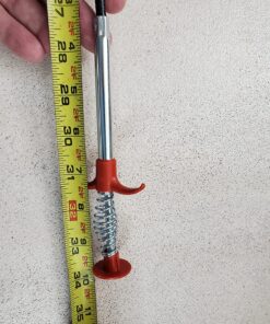 36" Snake Drain Clog Remover - Used as Hair Clog Remover for Sink, Shower, and Bathtub - Dryer Vent Cleaner, and as a Flexible Grabber Tool for Hard to Reach Places - By RAM-PRO 36 Inch 1 Pack 31 81SDZVnd9EL