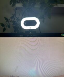 NexiGo StreamCam N930E with Software, 1080P Webcam with Ring Light and Privacy Cover, Auto-Focus, Plug and Play, Web Camera for Online Learning, Zoom Meeting Skype Teams, PC Mac Laptop Desktop Black Webcam with Light 30 81SFCjjDL