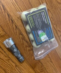 GlowGear Golf - GlowV1 Night Golf Balls with UV Flashlight, Glow in The Dark Golf Balls 2 Piece Construction with Tour Quality Compression Core, Urethane Skin, and Ultra Bright Glow 12 count 27 81SHd fe8HL