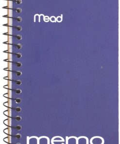 Alternative view of Mead Memo Pads, 8 Pack, Lined College Ruled Paper, Pocket Notebook, Small Spiral Notebooks for Home Office Accessories, School Mini Note Pads, 60 Sheets, 5" x 3", Blue, Black, Red, Green (73605) 5" x 3"