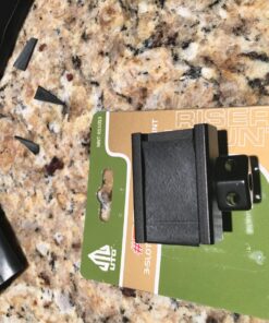 UTG Hi-Profile Compact Riser Mount, 1" High, 3 Slots , Black 29 81SL6Xm1DSL