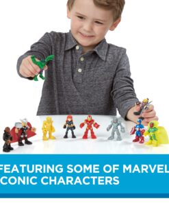 Marvel Playskool Heroes Super Hero Adventures Ultimate Set, 10 Collectible 2.5-Inch Action Figures, Toys for Kids Ages 3 and Up (Amazon Exclusive) Multicolor 19 81SLX9tbzgL