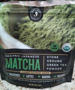 Jade Leaf Matcha Organic Green Tea Powder - Culinary Grade Premium Second Harvest - Authentic Japanese Origin (1.06 Ounce Pouch) 1.06 Ounce (Pack of 1) 45 81SLxKb9Y9L