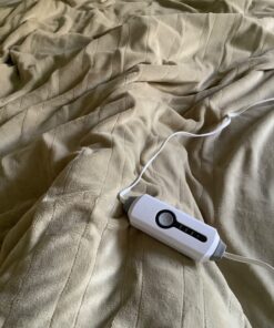 Electric Heated Blanket 72"x84" Full Size with 4 Heating Levels and 10 Hours Auto-Off Large Oversized Heating Blanket with Soft Plush Fabric for Bedding - Beige Full(72"x84") 38 81SMCEq5hKL