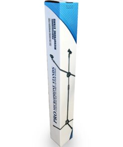 Tripod Boom Microphone Stand - Fully Adjustable Black Mic Stand & Holder - Maximum Stability Safe Knob Lock - Anti-Slip Rubber Tripod Ends - Lightweight & Portable By Sure Luxury 9 81SO3pU3XxL