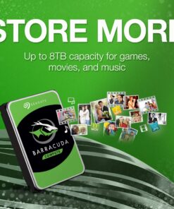 Seagate Barracuda 6TB Internal Hard Drive HDD – 3.5 Inch SATA 6 Gb/s 5400 RPM 256MB Cache for Computer Desktop PC (ST6000DM003) 10 81SOeTqmrRL 1