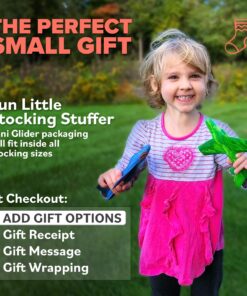 Foam Airplanes - Kids Stocking Stuffers for Kids All Ages 4 5 6 7 8 9 10 11 - Best Toy Gift Boy Stocking Stuffer Gifts Party Favors - Easter Basket for Kids - EVA Foam Air Plane Gift Idea for Kids Green 14 81SRuDYp9qL