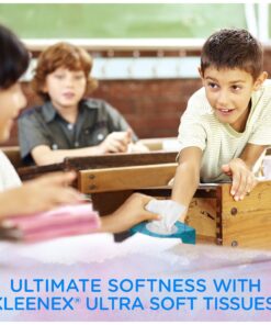 Kleenex Ultra Soft Facial Tissues, Medium Count Flat, 170 ct, 6 Pack. Designs May Vary 22 81SS0ychyaL