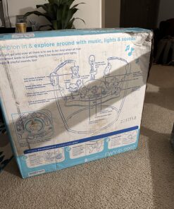 Fisher-Price Baby Bouncer Animal Wonders Jumperoo Activity Center With Music Lights Sounds And Developmental Toys 38 81ST1MGlMcL