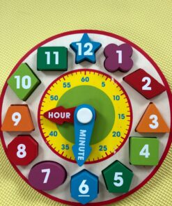 Melissa & Doug Shape Sorting Clock - Wooden Educational Toy 53 81STXMoXVqL 1