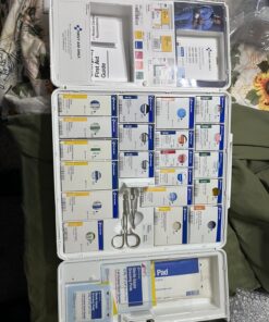 First Aid Only 1000-FAE-0103 50-Person SmartCompliance OSHA First Aid Kit for Businesses, Large Plastic First Aid Cabinet with Medications, 245 Pieces 23 81STgGTXTRL