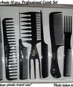 Annie Professional Comb Set 10Ct Black 14 81SU h1PseL