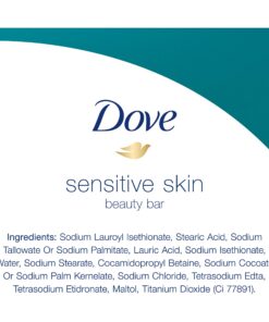 Dove Beauty Bar Gently Cleanses and Nourishes Sensitive Skin Effectively Washes Away Bacteria While Nourishing Your Skin, 3.75 oz (Pack of 16) 3.75 Ounce (Pack of 16) 45 81SVsy 1x5L