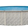 Meadows Reprieve 24' Round AboveGround Swimming Pool|52" Height|Resin Protected Steel-Sided Walls|Includes 25 Gauge Overlap Liner & Widemouth Skimmer Meadows Reprieve 25 81SWwOnw90L