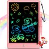Bravokids Toys for 3-6 Years Old Girls Boys, LCD Writing Tablet 10 Inch Doodle Board, Electronic Drawing Tablet Drawing Pads, Educational Birthday Gift for 3 4 5 6 7 8 Years Old Kids Toddler (Pink) Pink 11 81SZ8loZ0UL