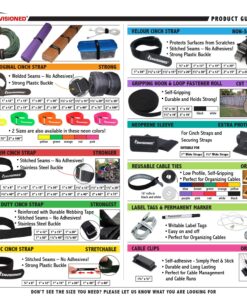 Reusable Cable Ties 1/2" x 4" for Cable Management and Organizing Cords - 30 Pack (Black) Black 1/2" X 4" 18 81SZCbA4gAL