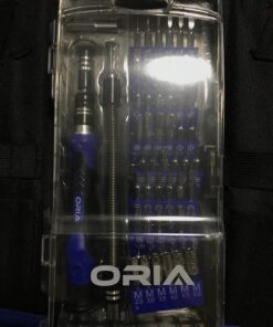 ORIA Precision Screwdriver Set, 86 in 1 Repair Tool Kit, Screwdriver Kit with Portable Bag for Game Console, Tablet, PC, Macbook and Other Electronics, Blue 69 81SZJktzS7L
