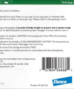 Alternative view of Capstar Green Box Flea Oral Treatment for Large Dogs Over 25lbs. 6 Pill/tablets (CA4925Y07AM)