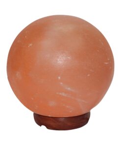 Alternative view of Indusclassic LG-03 Globe Himalayan Pink Crystal Rock Salt Lamp 6~8 lbs with Dimmer Control Switch, Quality Gift Packaging