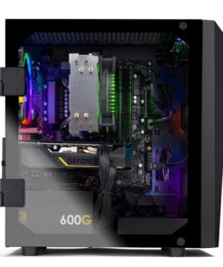 Skytech Gaming Blaze II Gaming PC Desktop – Intel Core i3 10105F 3.7 GHz, GTX 1650, 500GB SSD, 16G DDR4 3200, 600W Gold PSU, AC Wi-Fi, Windows 10 Home 64-bit 10105F | 1650 8 81Sgt4EvGoL
