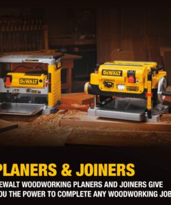 DEWALT Benchtop Planer, 15-Amp, 12-1/2-Inch, 3-Knife Cutter, 20,000 RPM, Corded (DW734) 27 81ShCeLoTGL