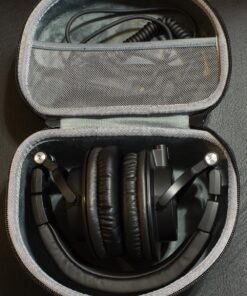 for Audio-Technica ATH-M50x ATH-M50xMG ATH-M50xRD ATH-M40x ATH-M30x ATH-M70x Professional Studio Monitor DJ Headphones Headset Hard Carrying Travel Case Bag by co2CREA 26 81SiA0gNwpL
