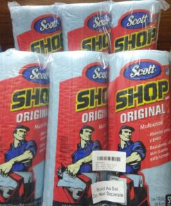 Scott 75143 Scott Shop Towels, Blue (3 Rolls, 55 Towels/Roll, 165 Towels Total) 23 81SjMrZrXzL