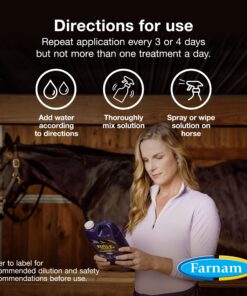 Farnam Repel-X pe Concentrated Fly Spray for Horses, Just Add Water 16 Ounces 15 81Sjloouf9L