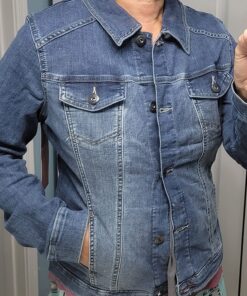 Wrangler Authentics Women's Stretch Denim Jacket Large Blue 30 81SjzgWejWL