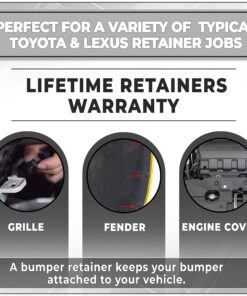 AFA Tooling Replacement for - 90467-07201 - Toyota Clips and Lexus Clips (20 Pcs) - Stronger Than Original OEM 20pcs 21 81SkBepNTsL