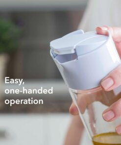 Whiskware Tritan Plastic BlenderBall Whisk Leak Proof Salad Shaker Bottle for Fresh, Homemade Dressings, 2.5 Cups, White 12 81SlL3RGPdL