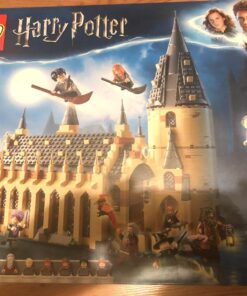 LEGO Harry Potter Hogwarts Great Hall 75954 Building Kit and Magic Castle Toy, Fantasy Creatures, Hermione Granger, Draco Malfoy and Hagrid (878 Pieces) 41 81SlYJlELL
