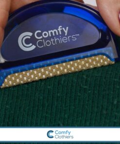 Multi-Fabric Sweater Comb for De-Pilling Sweaters & Other Fabrics - De-fuzzing and Lint Removal to Refresh Your Clothes Blue Plastic - Single 17 81SlhEue jL