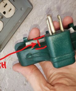 Woods 13270 3-Outlet Adapter, Indoor or Outdoor (Weatherproof), Green (Green) 23 81SljoTHw0L