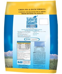 Natural Balance Limited Ingredient Adult Grain-Free Dry Cat Food, Reserve Duck & Green Pea Recipe, 10 Pound (Pack of 1) 10.00 Pound (Pack of 1) 10 81Sm bKZ25L