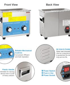 Kendal Commercial Grade 220 Watts 3 Liters Ultrasonic Cleaner HB-23MHT 11 81SnpsJE9LL