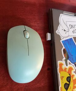 seenda Wireless Mouse, 2.4G Noiseless Mouse with USB Receiver - Portable Computer Mice for PC, Tablet, Laptop with Windows System - Mint Green A Mint Green 27 81SorpnWOZL