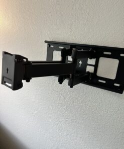 MOUNTUP UL Listed Full Motion TV Wall Mount for Most 42-82 inch TVs with Articulating Swivel and Tilt, TV Mount Max VESA 600x400mm, Holds up to 100lbs Fits 16" Stud MU0028 67 81SpDazzkqL