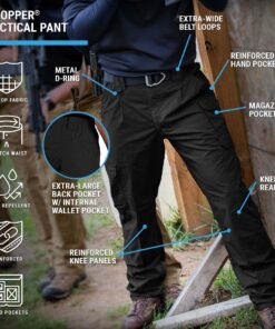 Propper Men's Lightweight Tactical Pant 34W x 32L Black 9 81SqVbun5wL