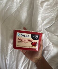 Chung Jung One O'Food Gochujang Korean Red Chili Pepper Paste Sauce, Spicy, Sweet and Savory Korean Traditional Fermented Condiment, 100% Brown Rice, No Corn Syrup, Medium Hot, 1.1lb 1.1 Pound (Pack of 1) 36 81Sqz4MOd1L