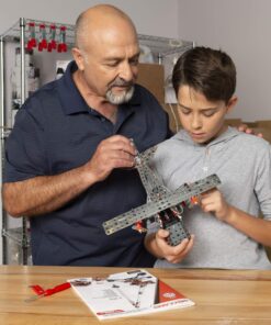 Erector by Meccano Super Construction 25-in-1 Building Set, 638 Parts, For Ages 10+, STEAM Education Toy 17 81SrSr5CPLL