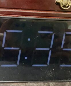 Projection Digital Alarm Clock for Ceiling,Wall,Bedroom - FM Radio,7” Large Number & 5 Dimmers,350°Projector,USB Charger,Sleep Timer,Plug in & Battery Backup,Loud Dual Alarm Clock for Heavy Sleepers White Display Number,red Projection Number 34 81SsdZA72yL