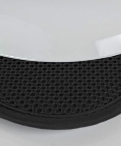 S&T INC. Dish Drying Mat for Kitchen, Absorbent, Reversible XL Microfiber Dish Mat, 18 Inch x 24 Inch, Black Galaxy Mesh Black Mesh 14 81StA5dV kL