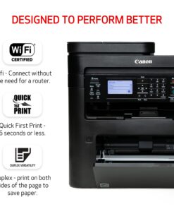 Canon imageCLASS MF264dw II Wireless Monochrome Laser Printer, Print, Copy and Scan, Auto Document Feeder, Black MF262dw II (New Model) 27 81StYv jdL