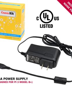 CanaKit Raspberry Pi 3 B+ (B Plus) Starter Kit (32 GB EVO+ Edition, Premium Black Case) 25 81SuVu1ua2L