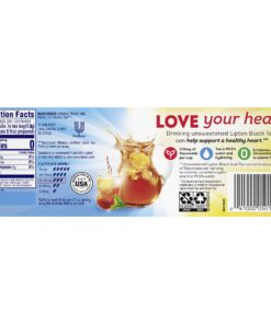 Alternative view of Lipton Black Iced Tea Bags, Family Size, Can Support Heart Health, 24 Count Unsweetened 6 Ounce (Pack of 1)