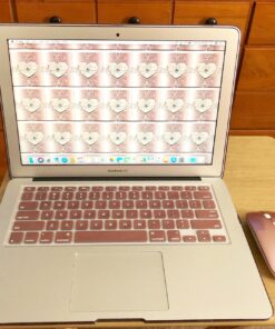 IBENZER Compatible with Old Version MacBook Air 13 Inch Case (2017-2010 Release), Models: A1466/A1369, Plastic Hard Shell Case with Keyboard & Screen Cover for Mac Air 13, Rose Gold, A13MPK+2 For Macbook Air 13'' A1466/A1369 40 81SurBCTHL