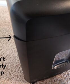 Amazon Basics 15 Sheet - New model Cross Cut Paper and Credit Card CD Shredder With 6 Gallon Bin, Black 56 81Sv30VuR8L